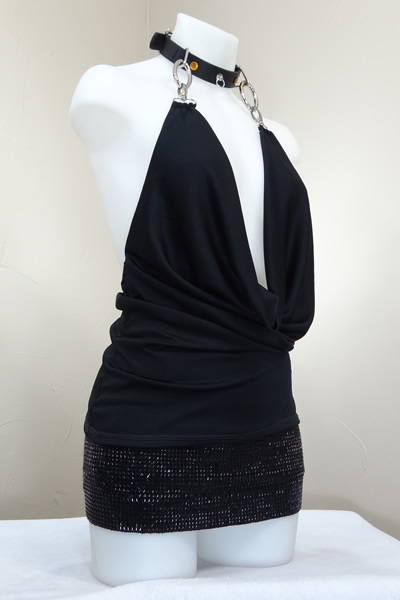Cowl Neck Black