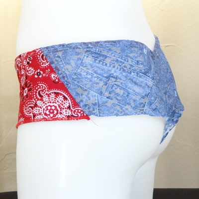 Swimsuit Red Hankerchief
